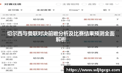 切尔西与曼联对决前瞻分析及比赛结果预测全面解析